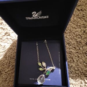 RETIRED Swarovski Garland Necklace - 992667 - Rhodium Plated